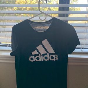 1- black adidas shirt 1- white